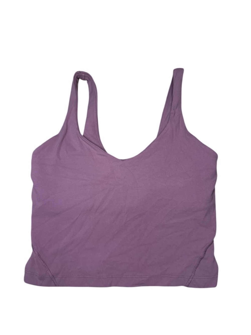 Lululemon light purple cropped tank top